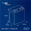 NRG AGM Motorradbatterie YTX20L-BS 22Ah 12V Produktbild-Vorschau 5