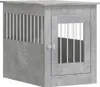 vidaXL Klec pro psy ve stylu nábytku betonově šedá 55x80x68 Náhled obrázku produktu 1