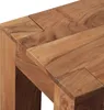 A close-up view of the corner of a wooden bench, showing the joinery. Anteprima dell’immagine prodotto