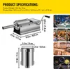 SucceBuy Manueller Wurstfüller von, 3 l / 7 Pfund Produktbild-Vorschau 8