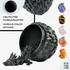 3D Drache im Ei – Drachenei mit Drache 30 cm Figur | 10 cm Produktbild-Vorschau 6