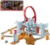 Hot Wheels Mario Kart Bowser Burg Circuito Giocattolo, Anteprima dell’immagine prodotto 4
