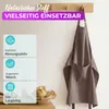 EllaTex Schürze Kochschürze Latzschürze 100% Baumwolle Produktbild-Vorschau 3