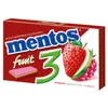 Mentos Gum 3 Fruit Erdbeere Grüner Apfel Himbeere Geschmack Produktbild-Vorschau 1