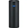 A black cylindrical speaker with a blue logo on the front. Produktbild-Vorschau