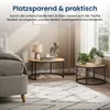 Couchtisch 2er Set aus Holz Wohnzimmertisch Modern in Produktbild-Vorschau 6