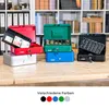 Geldkassette mit einem Euro-Münzzählbrett von HMF mit 25 cm Breite in Blau Productafbeelding-voorbeeld