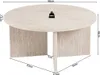 Couchtisch Drasir - Ø90x42cm - beige Travertin Produktbild-Vorschau 7