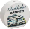 Wohnmobil Spardose mit Spruch Glücklicher Camper Produktbild-Vorschau 1