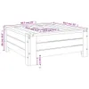 Verkleidung für Sonnenschirmständer Schwarz Massivholz Produktbild-Vorschau 7