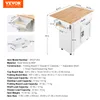 Ilot de cuisine VEVOR Chariot de cuisine 1190x695x905mm Voir les images du produit 7