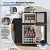 Merax 60L Minikühlschrank mit Gefrierfach 22L, Glastür & Produktbild-Vorschau 9