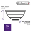 Coolinato  faltbare Silikon-Schüssel 24 cm GRAU Produktbild-Vorschau 5