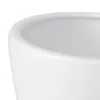 Macetas de cerámica, plato ovalado blanco, recipiente para Vista previa de la imagen del producto 3