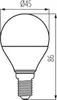 Kanlux Lampe IQ-LED G45 E14 Weiß 7.2W 33740 Produktbild-Vorschau 2