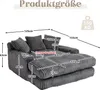MODFU Rozkládací postel Relaxační postel Cord-Rozkládací Náhled obrázku produktu 6