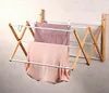 Séchoir à linge en bambou, 6 supports Voir les images du produit 3