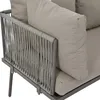 okwish GartenLounge-Set aus Eisen, L-förmiges Produktbild-Vorschau 6
