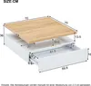 MODFU Couchtisch Wohnzimmertisch quadratische 360° Produktbild-Vorschau 8