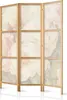 A three-panel room divider with a floral pattern. Anteprima dell’immagine prodotto