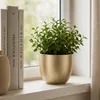 Tusca Topf rund gold h18,5xd19,5 cm Produktbild-Vorschau 8