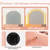 COSTWAY Set da trucco 2 in 1 per bambini, tavolino da Anteprima dell’immagine prodotto 8