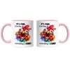 It's Fine I'm Fine Tasse Rosa Lustiges Huhn Stress Humor Produktbild-Vorschau 3