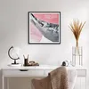 Gerahmtes Poster - Schwarzer Rahmen - Rosa Grau Farbe - Produktbild-Vorschau 6