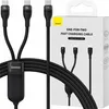 Baseus Kabel 2 w 1 USB-C na podwjny USB-C, 100 W, 1,5 m - Podgląd zdjęcia produktu 24