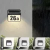 XINZI Numéro de maison solaire LED Applique murale Voir les images du produit 4