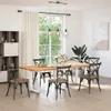 vidaXL Gambe del tavolo da pranzo a V 3 pezzi bianco Anteprima dell’immagine prodotto 1