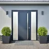 vidaXL Bac à plantes 2 pcs. Anthracite 50x50x50 Acier Voir les images du produit 3