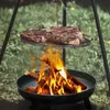 Fiqops Feuerschale 80 cm BBQ Gelötet Öfen Grills Produktbild-Vorschau 1