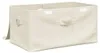 vidaXL Scatola portaoggetti in tessuto 50x30x25 cm crema Anteprima dell’immagine prodotto 4