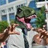 Dinosaurier Maske aus Latex Gummi - T-Rex Gesichtsmaske für Produktbild-Vorschau 4