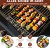 bremermann 6 Grillspieße mit Halterung / Edelstahl BBQ Produktbild-Vorschau 2
