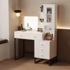 Toaletka Kosmetyczna Makijażu Wizażu Z Lustrem Led Glamour Podgląd zdjęcia produktu 4