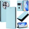 Litchi Leder Handyhülle für Oppo Find X7 Wallet Produktbild-Vorschau 1