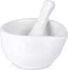 Porcelánový mažiar na drvenie korenia, byliniek a orechov Náhľad obrázku produktu 3