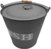 Relaxdays Ascheeimer 12 Liter Kohle Asche runde Aschetonne Produktbild-Vorschau 10