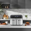 KRAFT&DELE | Teplovzdušná fritéza, 2 komory, 2500W, Náhľad obrázku produktu 6