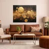 Obrázky abstraktní zlatá černá moderní 120x80 cm XXL plátno Náhled obrázku produktu 2