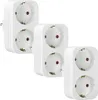 3 Stück Mehrfachstecker Doppelstecker für Steckdose Produktbild-Vorschau 1