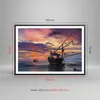 Gerahmtes Poster - Schwarzer Rahmen - Asien Boot Kutter - Produktbild-Vorschau 5