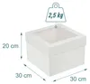 Set da 5 scatole per torte Relaxdays, con finestra e basi Anteprima dell’immagine prodotto 4