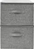 vidaXL Aufbewahrungsboxen 2 Stk. Stoff 43x34x23 cm Grau Produktbild-Vorschau 5