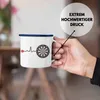 Trendation - Dart Herzschlag Geschenk Emaille Tasse Emaille Produktbild-Vorschau 2