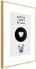Posterpapier Poster - Heart and Crystals 40x60 cm Text Produktbild-Vorschau 1