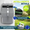 tillvex Schlauchtrommel Wasser 35+2m Grau mit Wandhalterung Produktbild-Vorschau 7