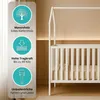 Alavya Home Lit bébé ELLA 70x140 cm pin - blanc Voir les images du produit 4